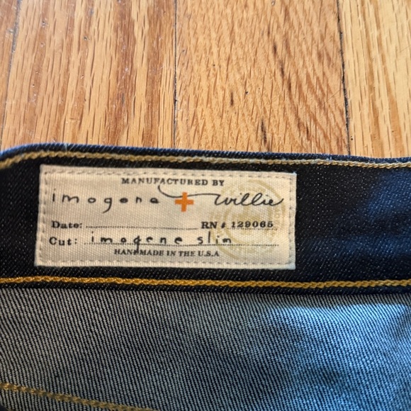 imogene + willie sz 26 Imogene Slim Dark Indigo Blue Skinny Jeans great cond - Picture 5 of 9
